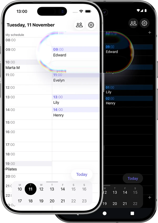 ★ Schedule sharing